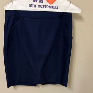 J. Crew Navy Pencil Skirt - Tailored Office Staple